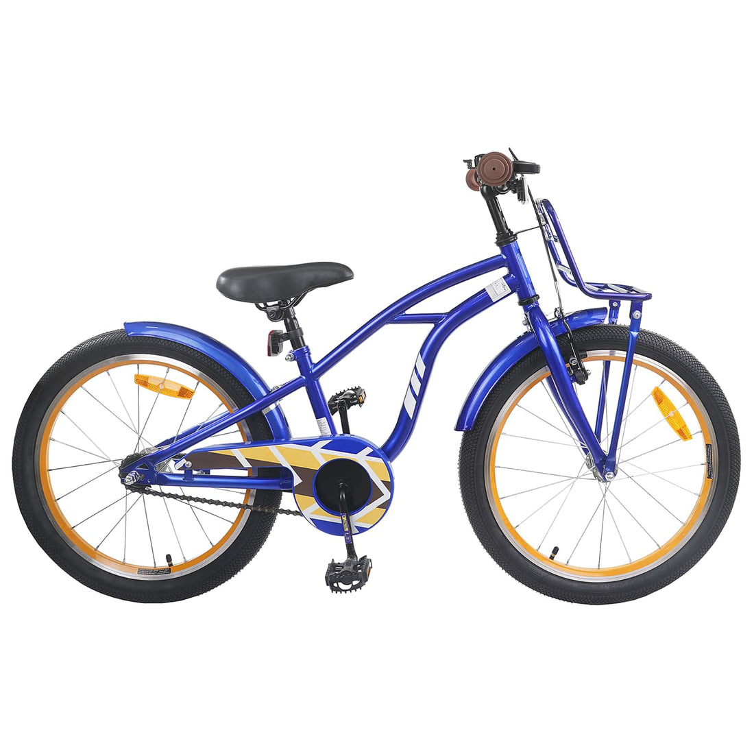 vidaXL Bicicleta Infantil 22 Pulgadas para 7-12 años Azul Oscuro