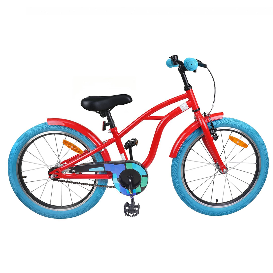 vidaXL Bicicleta Infantil 20 Pulgadas para 6-11 años Rojo