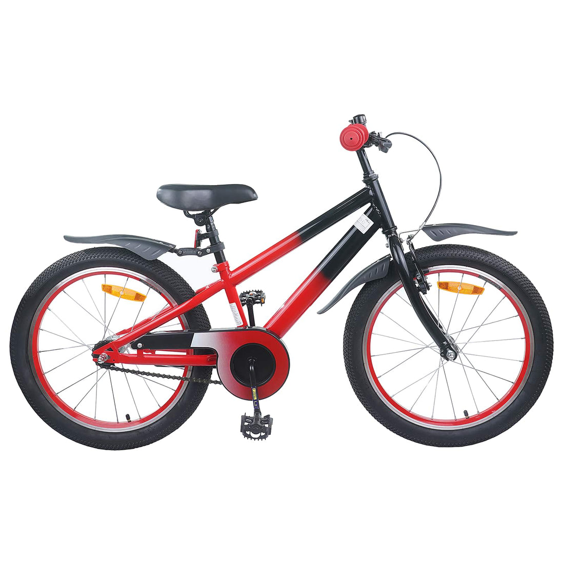 vidaXL Bicicleta Infantil 20 Pulgadas para 6-11 años Rojo y Negro