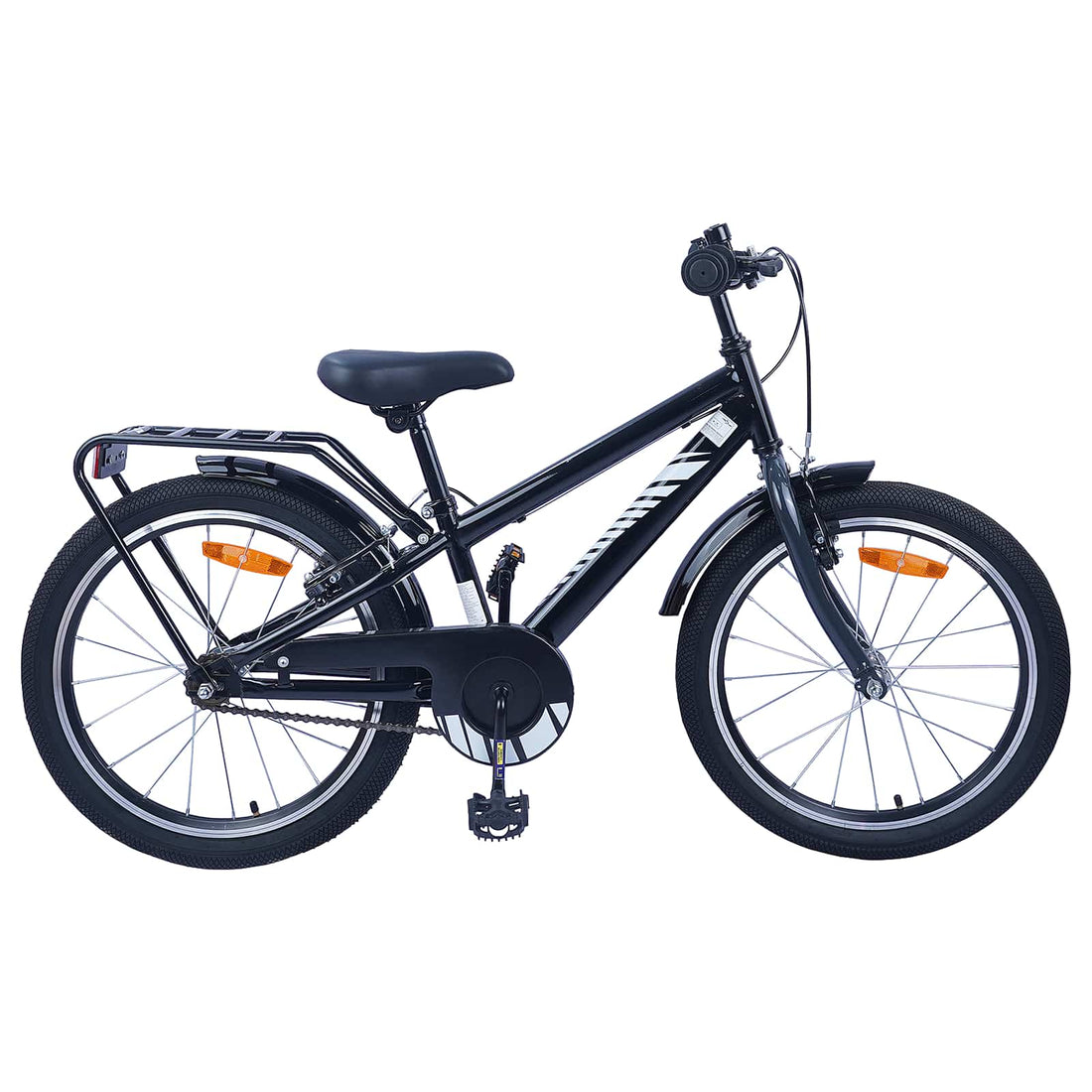 vidaXL Bicicleta Infantil 20 Pulgadas para 6-11 años Negro