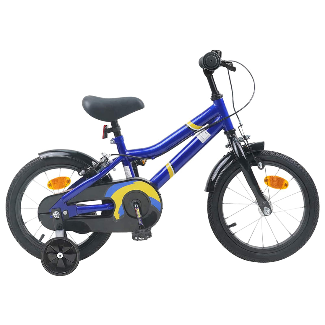 vidaXL Bicicleta Infantil 14 Pulgadas para niños de 3 a 5 años Azul y