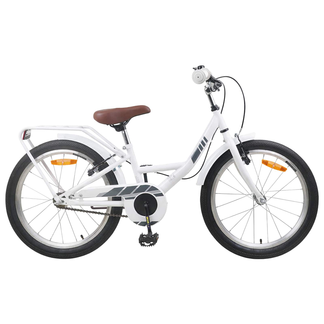 vidaXL Bicicleta Infantil 20 Pulgadas para 6-11 años Blanco