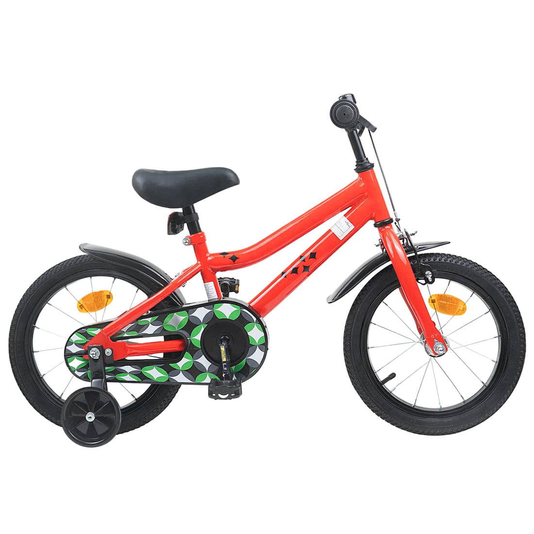 vidaXL Bicicleta Infantil 16 Pulgadas para niños de 4 a 6 años Rojo