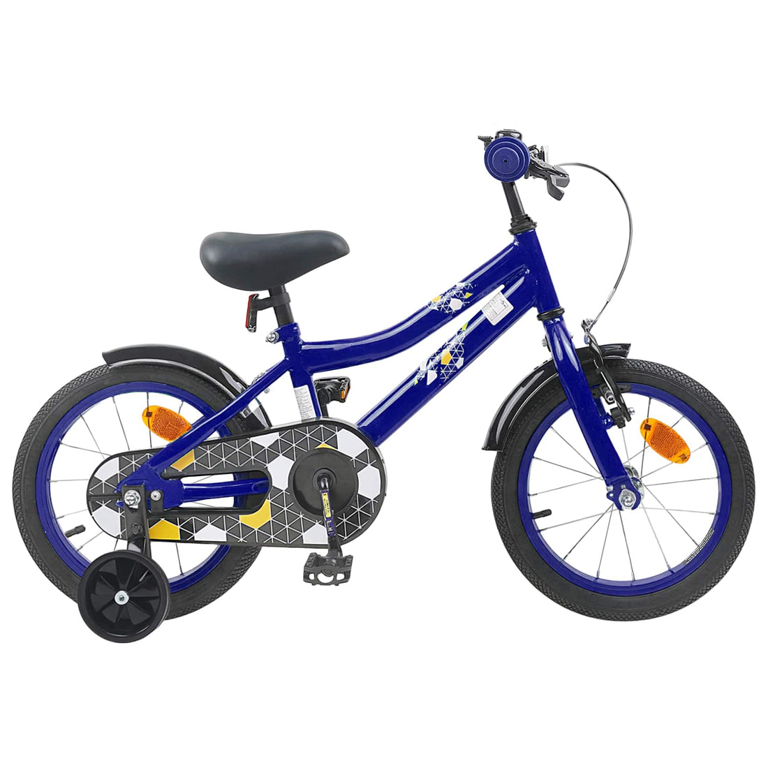 vidaXL Bicicleta Infantil 12 Pulgadas para 2-4 años Azul Oscuro