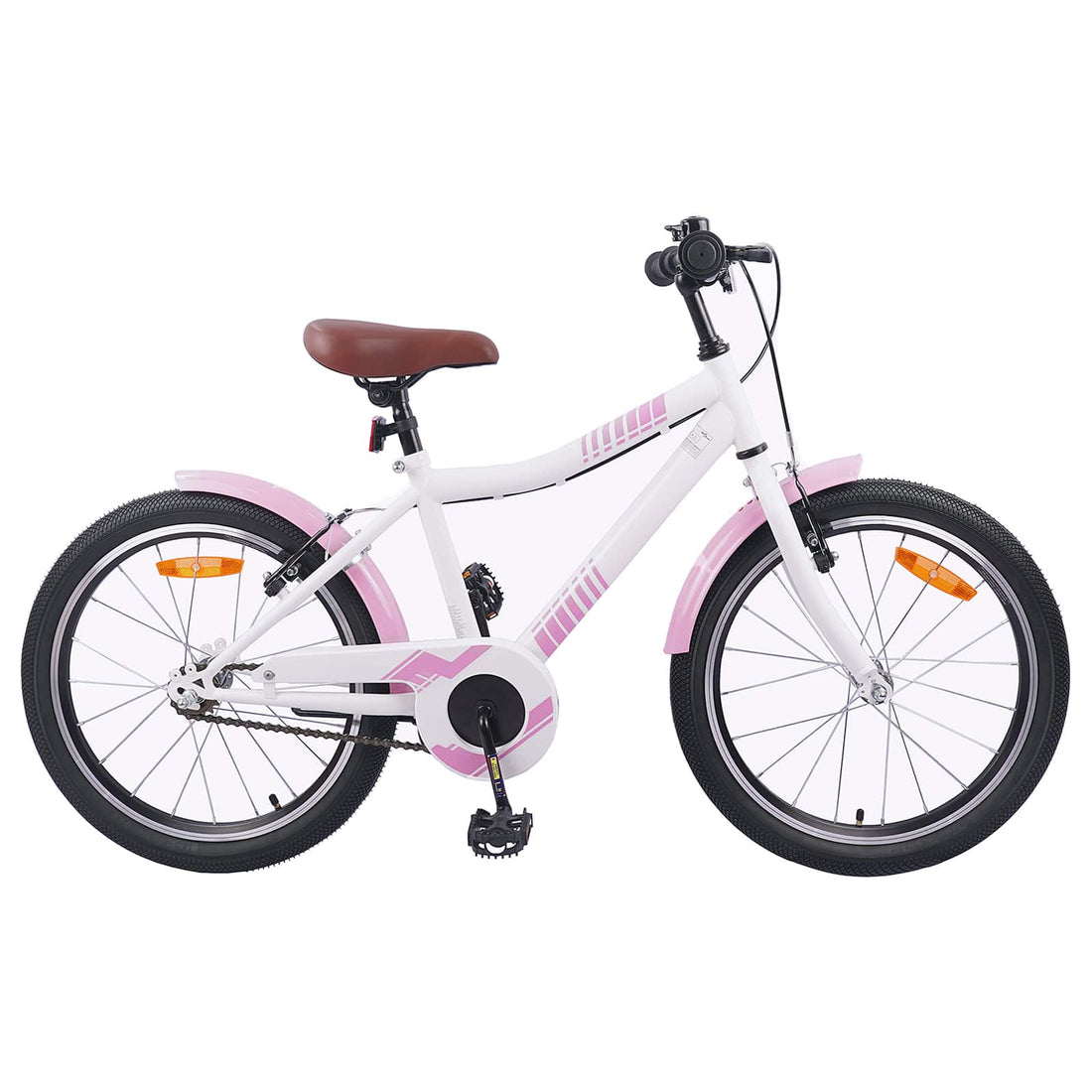 vidaXL Bicicleta Infantil 18 Pulgadas para 5-7 años Rosa claro