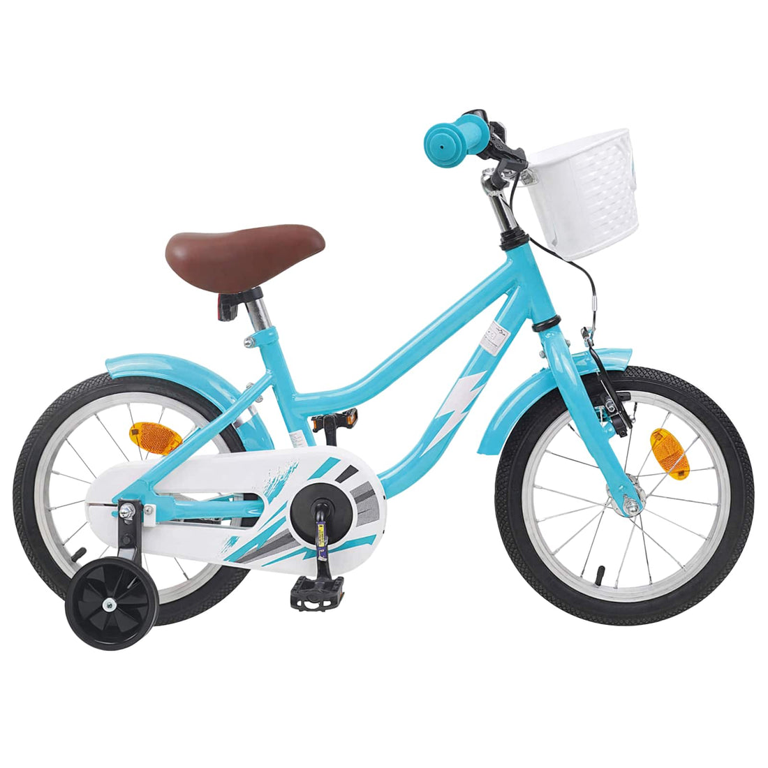 vidaXL Bicicleta Infantil 12 Pulgadas para 2-4 años Azul Claro