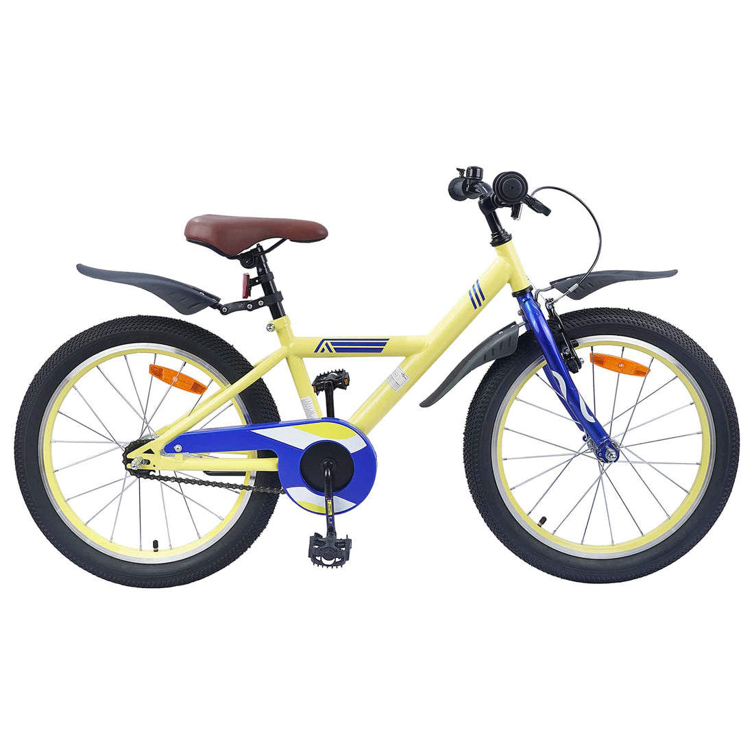 vidaXL Bicicleta Infantil 20 Pulgadas para 6-11 años Amarillo