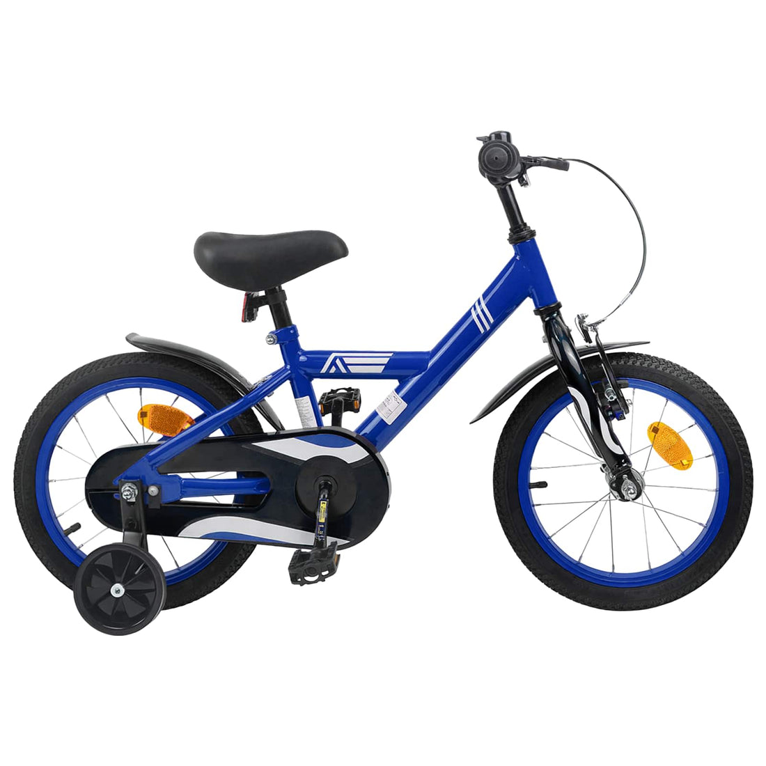 vidaXL Bicicleta Infantil 12 Pulgadas para 2-4 años Azul Oscuro