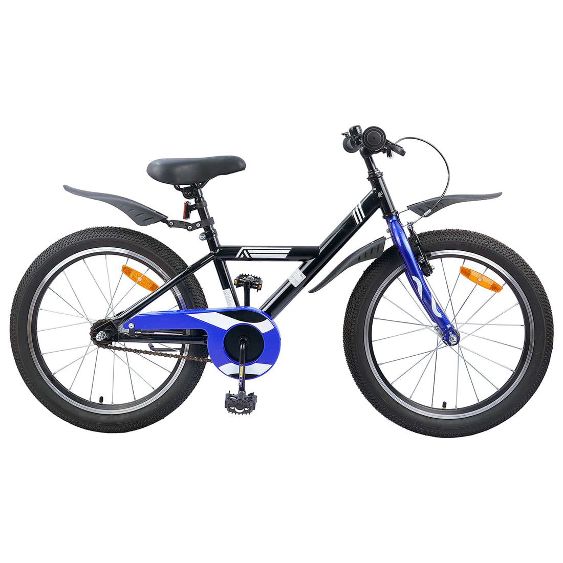 vidaXL Bicicleta Infantil 20 Pulgadas para 6-11 años Negro