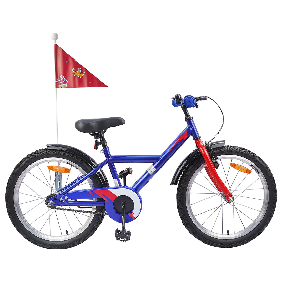 vidaXL Bicicleta Infantil 20 Pulgadas para 6-11 años Azul Oscuro