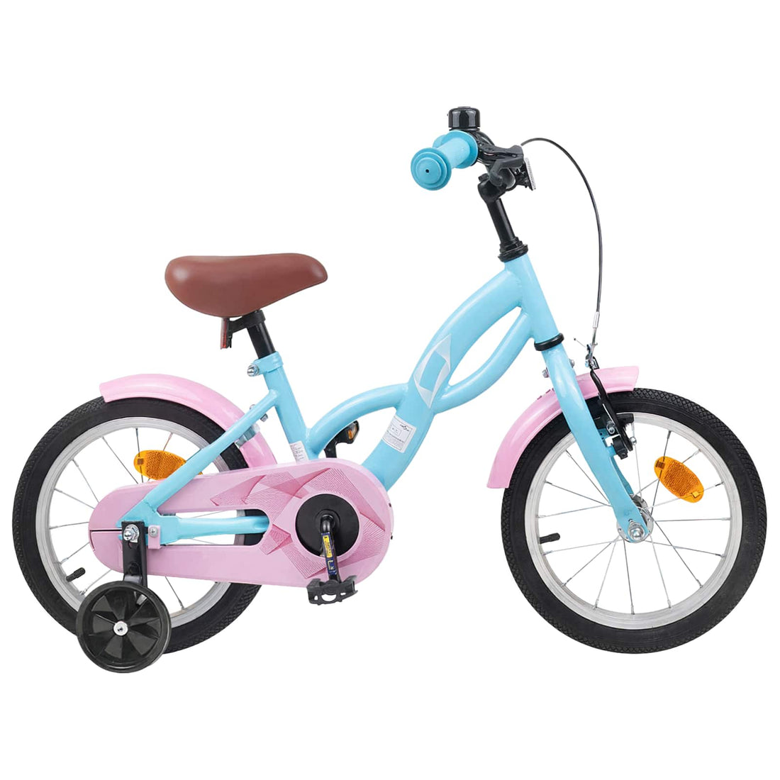 vidaXL Bicicleta Infantil 12 Pulgadas para 2-4 años Azul Claro