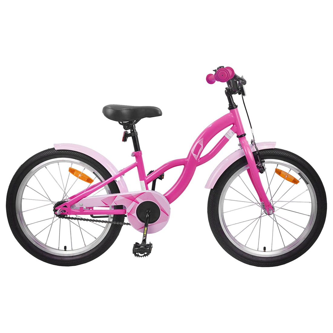vidaXL Bicicleta Infantil 20 Pulgadas para 6-11 años Rosa Oscuro