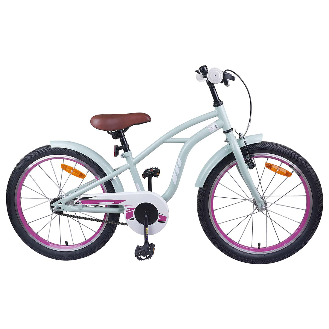 vidaXL Bicicleta Infantil 22 Pulgadas para 7-12 años Verde claro