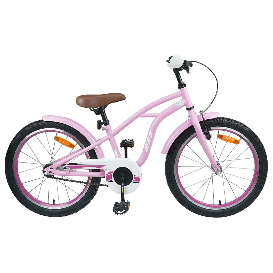 vidaXL Bicicleta Infantil 20 Pulgadas para 6-11 años Rosa claro