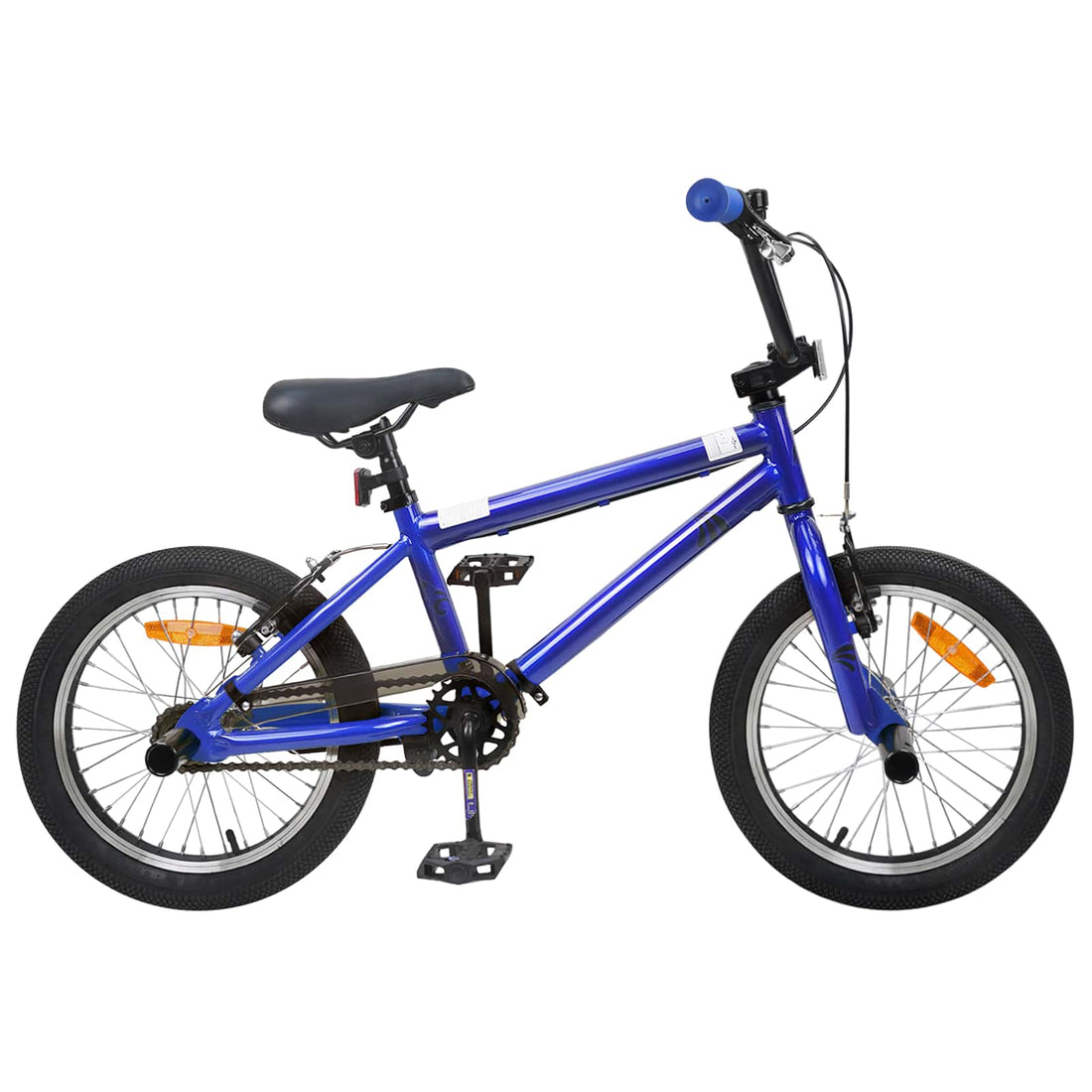 vidaXL BMX 20 Pulgadas para mayores de 9 años Azul Oscuro