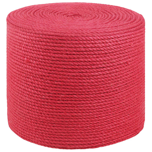 vidaXL 10 uds. 2 mm Rojo 100% yute Tossa (2)