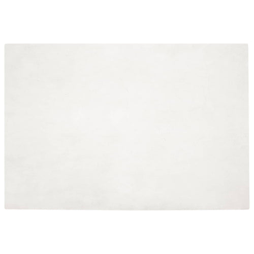 vidaXL Alfombra antideslizante de sintética de conejo OLITE Crema (2)