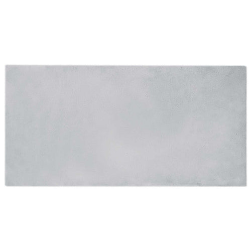 vidaXL Alfombra antideslizante de sintética de conejo OLITE Gris (2)