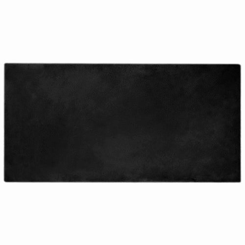 vidaXL Alfombra antideslizante de sintética de conejo OLITE Negro (2)