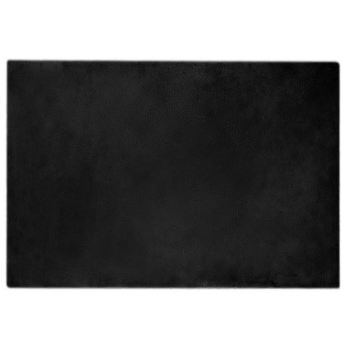 vidaXL Alfombra antideslizante de sintética de conejo OLITE Negro (2)