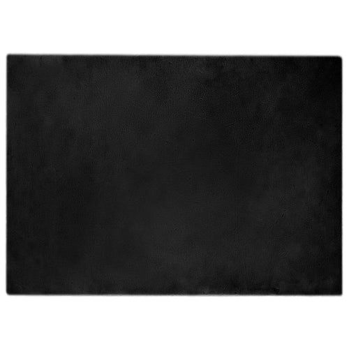 vidaXL Alfombra antideslizante de sintética de conejo OLITE Negro (2)
