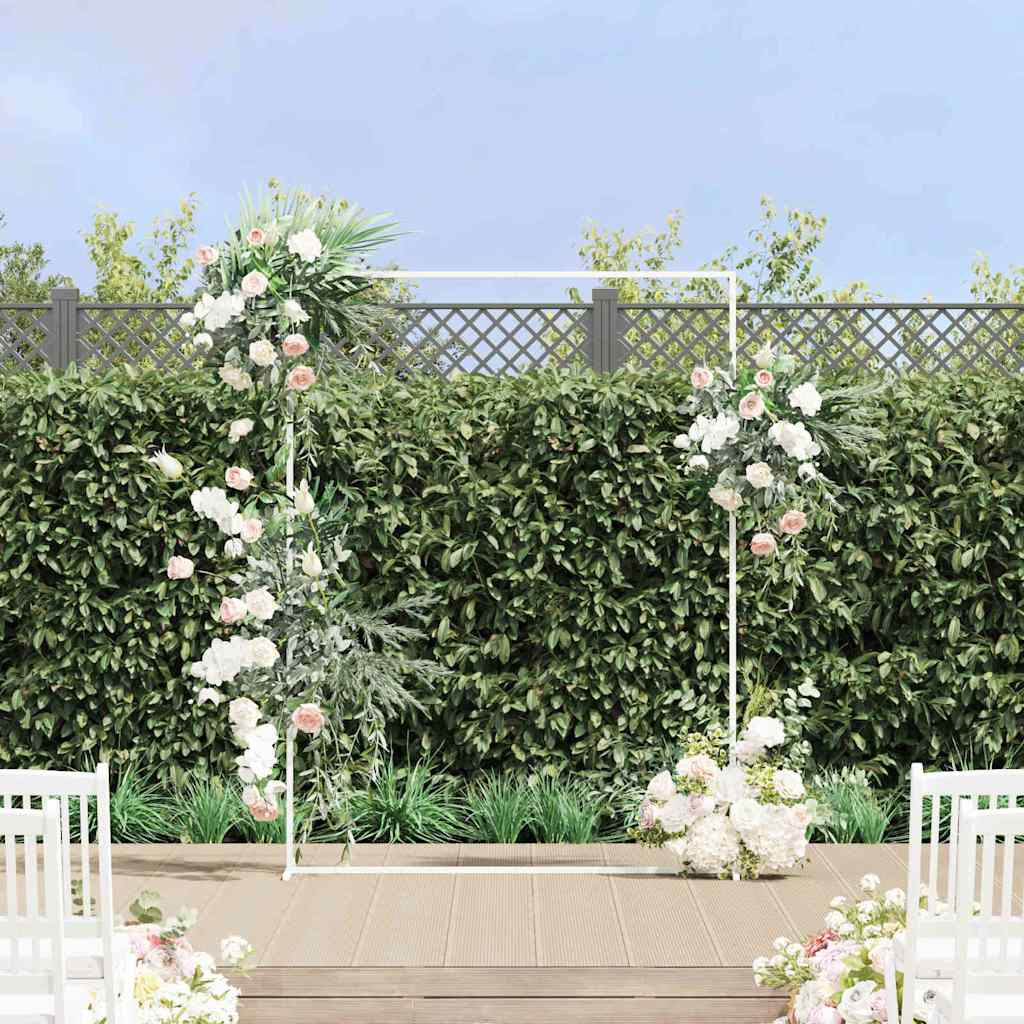 vidaXL Arco de Boda 150 x 49,5 x 200 cm Acero