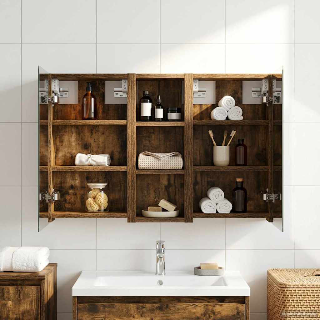 vidaXL Juego de Muebles de Baño 3 uds. 80 x 10,5 x 50 cm