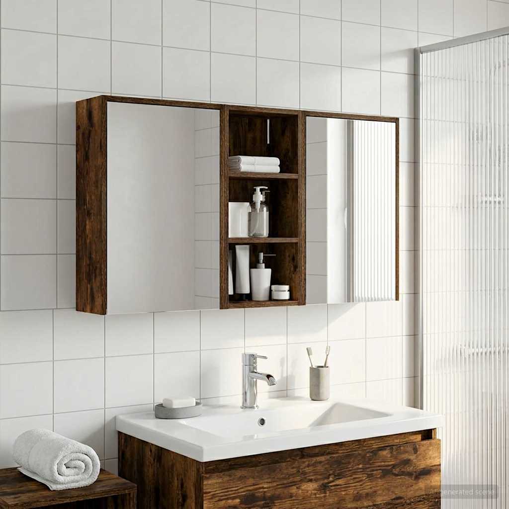 vidaXL Juego de Muebles de Baño 3 uds. 116 x 16 x 62,5 cm