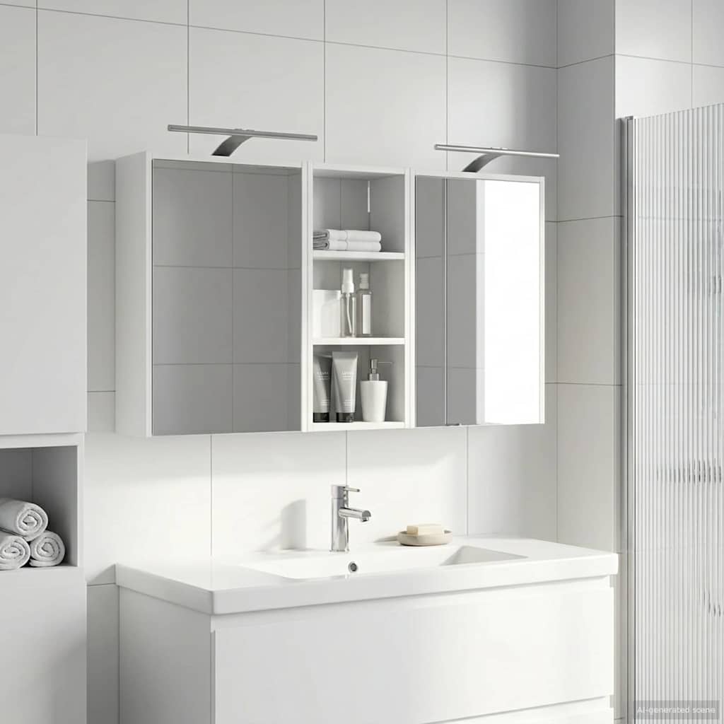 vidaXL Juego de Muebles de Baño 3 uds. 116 x 16 x 62,5 cm
