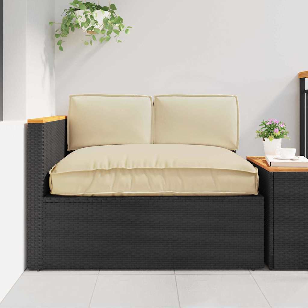 vidaXL Juego de Cojines Tela Oxford Beige 120 x 80 x 52 cm