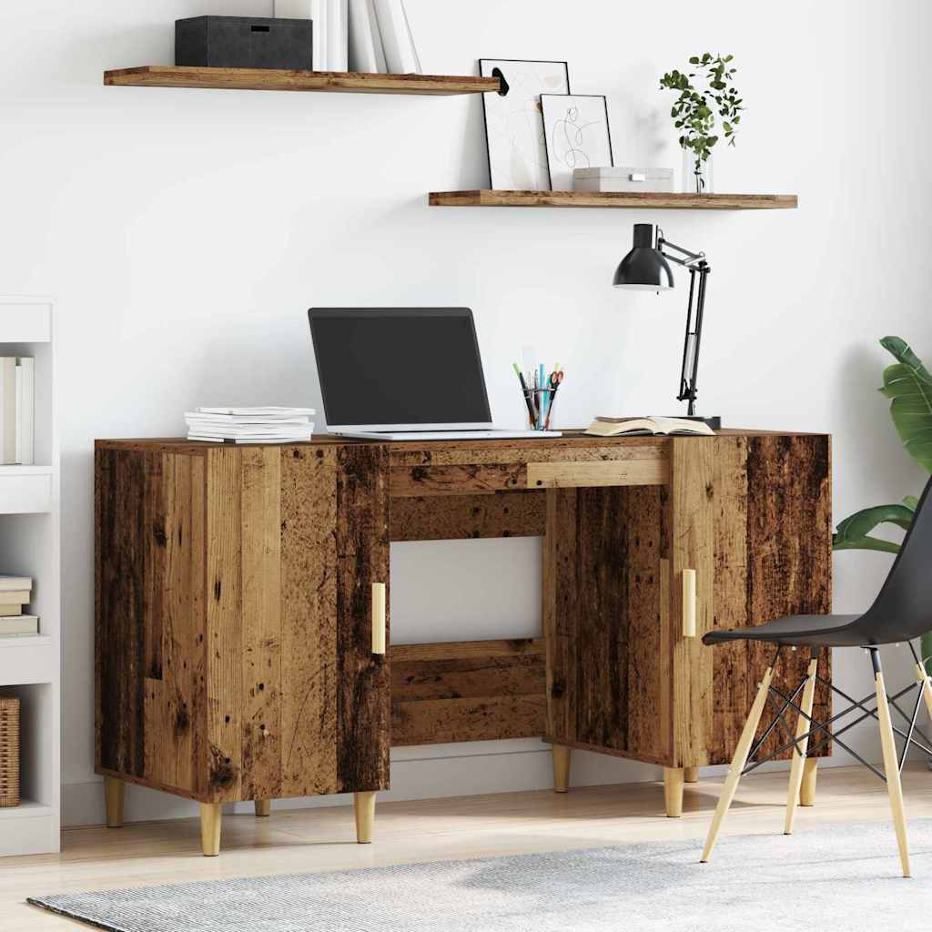 vidaXL Escritorio Madera Vieja Madera de ingeniería 140 x 50 x 75 cm