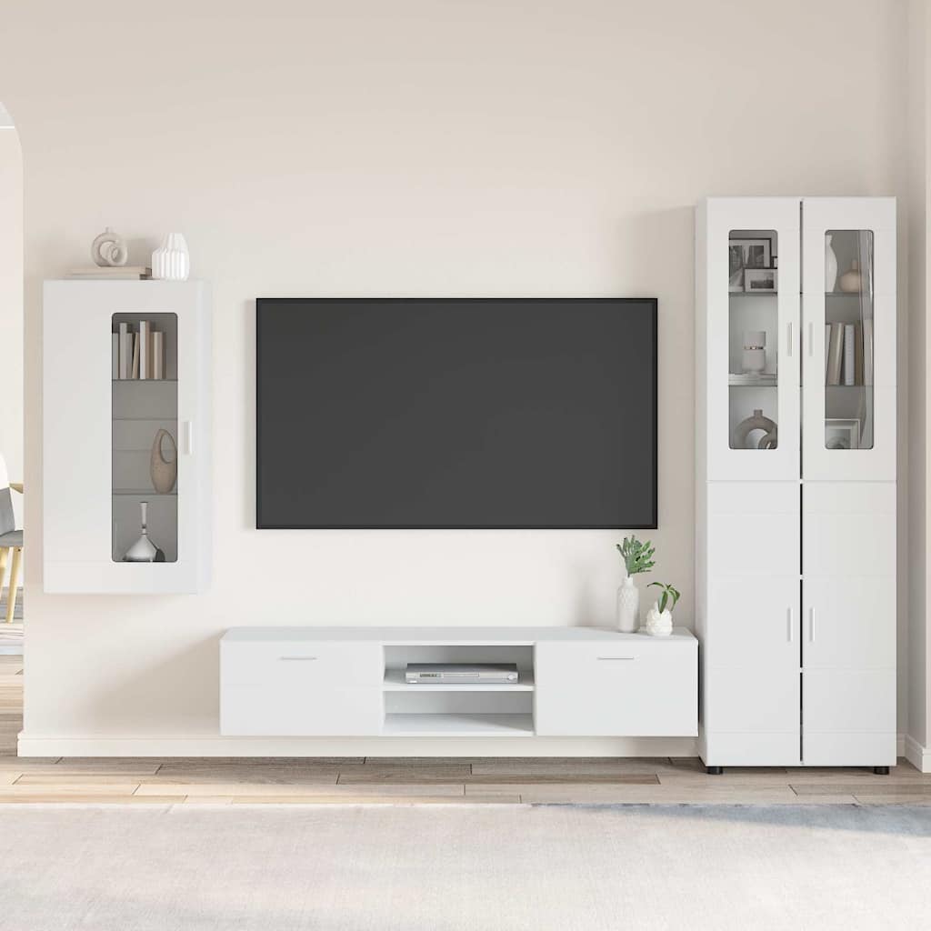 vidaXL Conjunto de mueble de TV FLORIN 3 uds. Madera de ingeniería