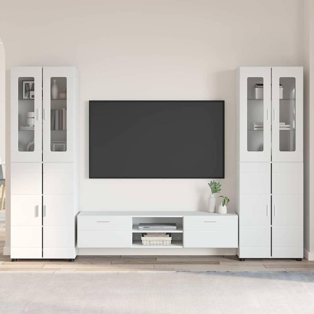 vidaXL Conjunto de mueble de TV FLORIN 3 uds. Madera de ingeniería