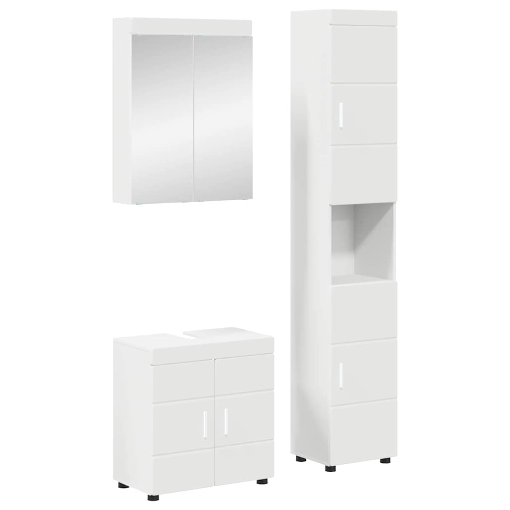 vidaXL Juego de muebles de baño TULUM 3 uds. 60 x 34 x 63 cm