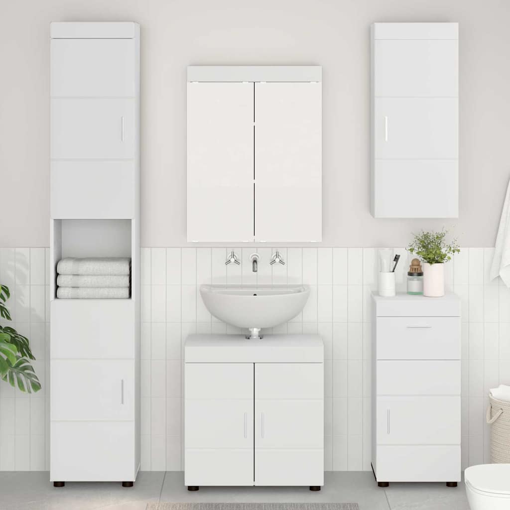 vidaXL Juego de muebles de baño TULUM 5 uds. 60 x 34 x 63 cm