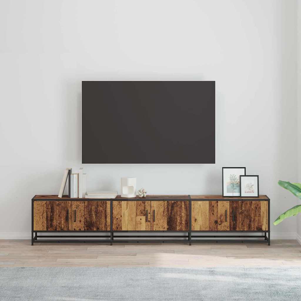 vidaXL Unidades de TV 210 x 35 x 41 cm Madera Vieja