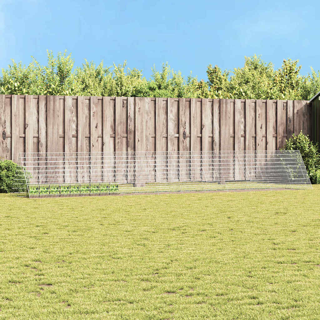 vidaXL Jaula para conejos Plateado 650 x 100 x 85 cm Acero Galvanizado