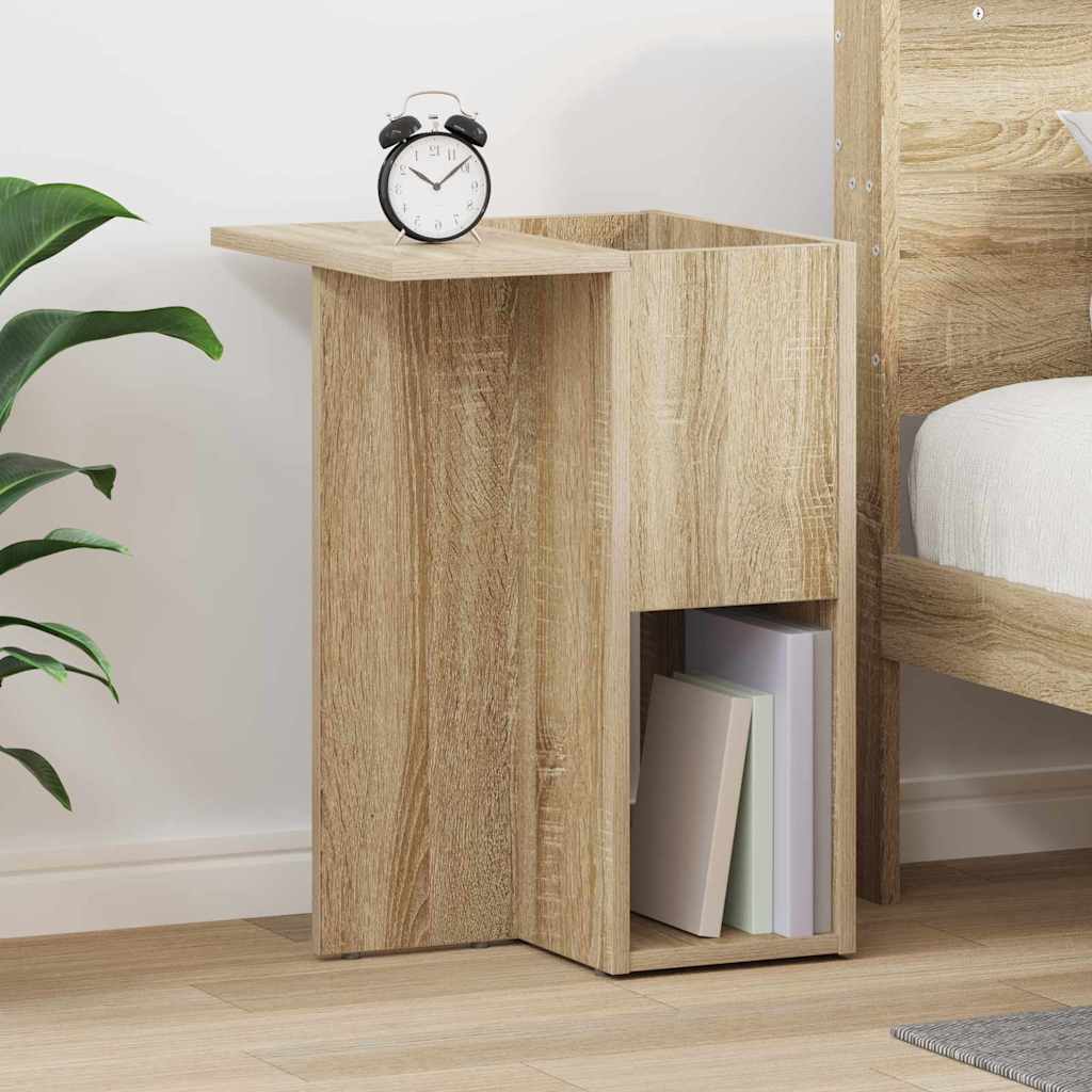 vidaXL Mesa Auxiliar Roble Sonoma 35 x 40 x 55 cm Madera de ingeniería