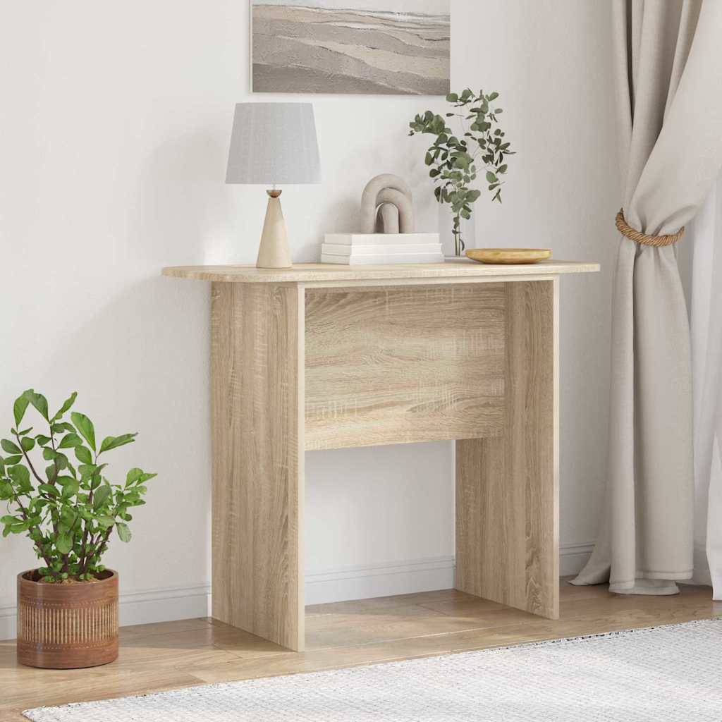 vidaXL Mesa Consola Roble Sonoma 93 x 40 x 75 cm Madera de ingeniería