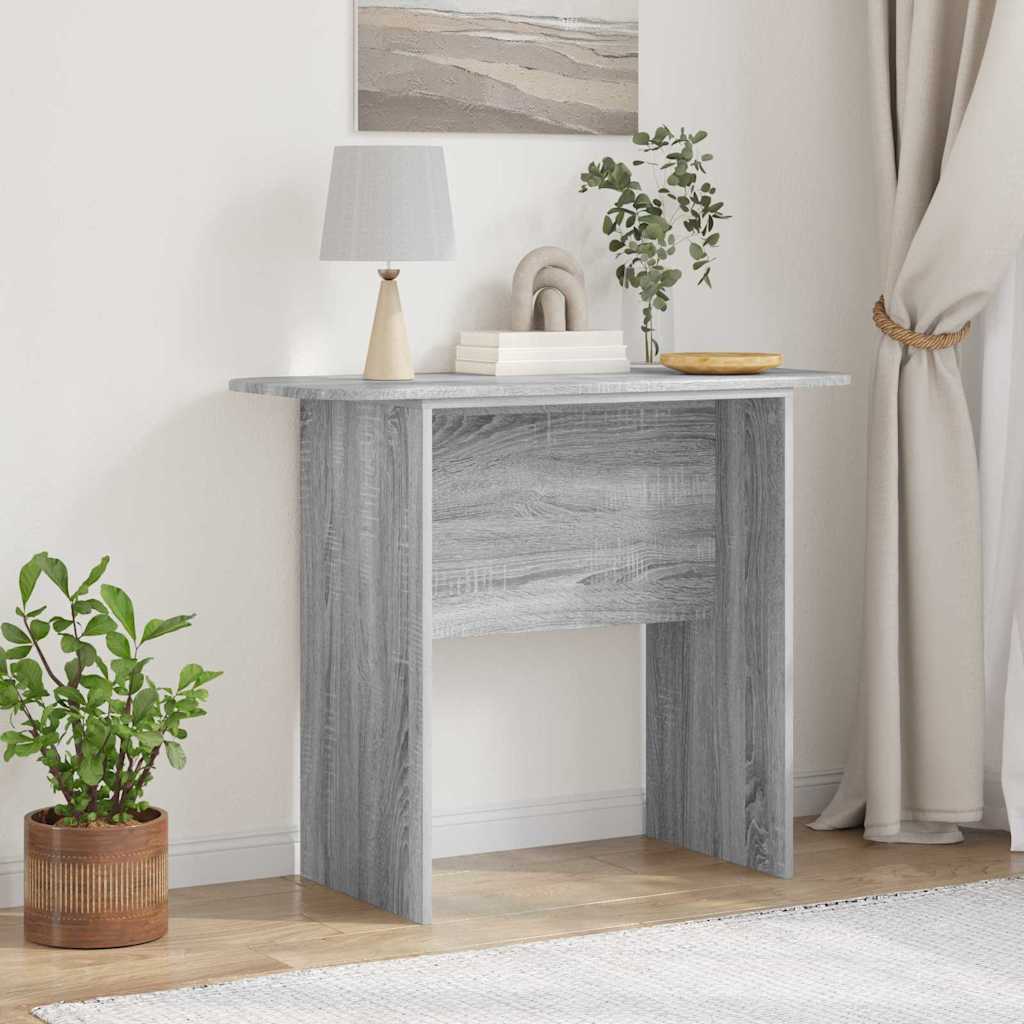 vidaXL Mesa Consola Gris Sonoma 93 x 40 x 75 cm Madera de ingeniería