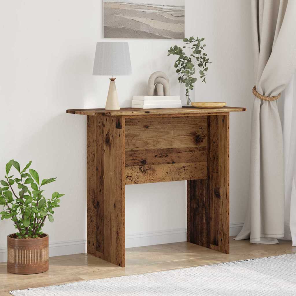 vidaXL Mesa Consola Madera vieja 93 x 40 x 75 cm Madera de ingeniería