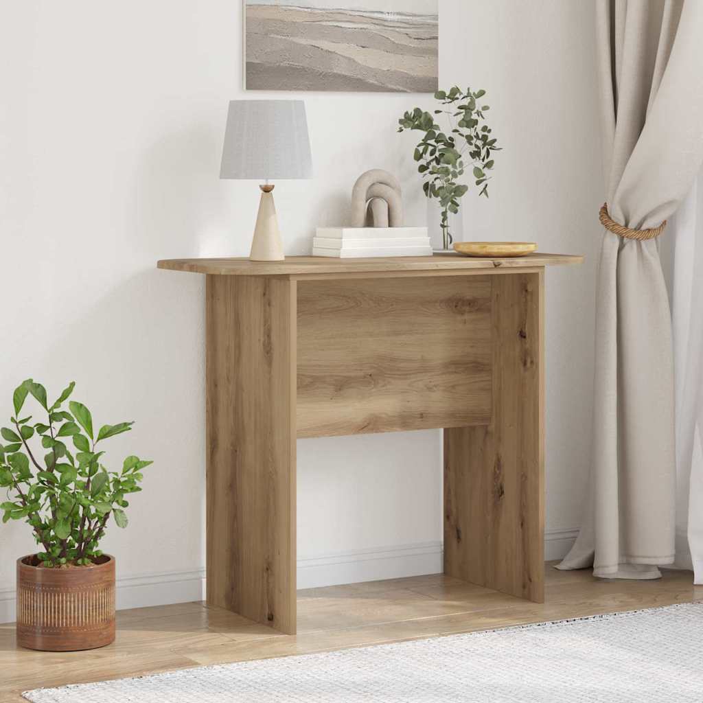 vidaXL Mesa Consola Roble artisan 93 x 40 x 75 cm Madera de ingeniería