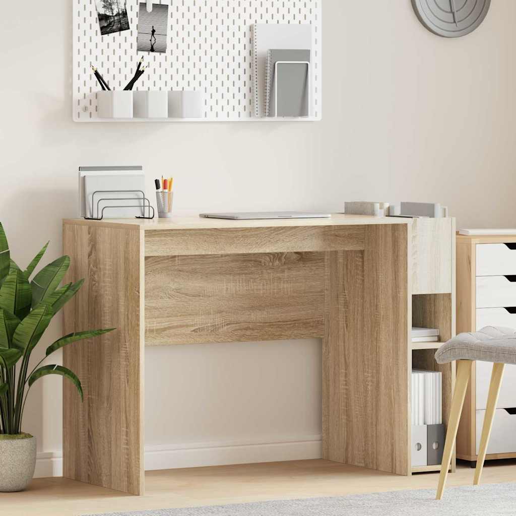 vidaXL Escritorio Roble Sonoma Madera de ingeniería 109 x 50 x 78 cm