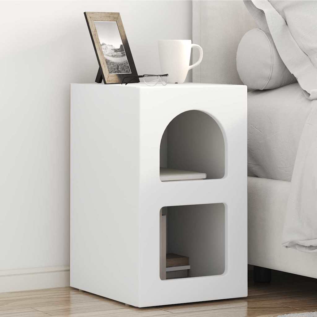 vidaXL Mesita de Noche ELST 29,5 x 33,5 x 50 cm Madera de ingeniería