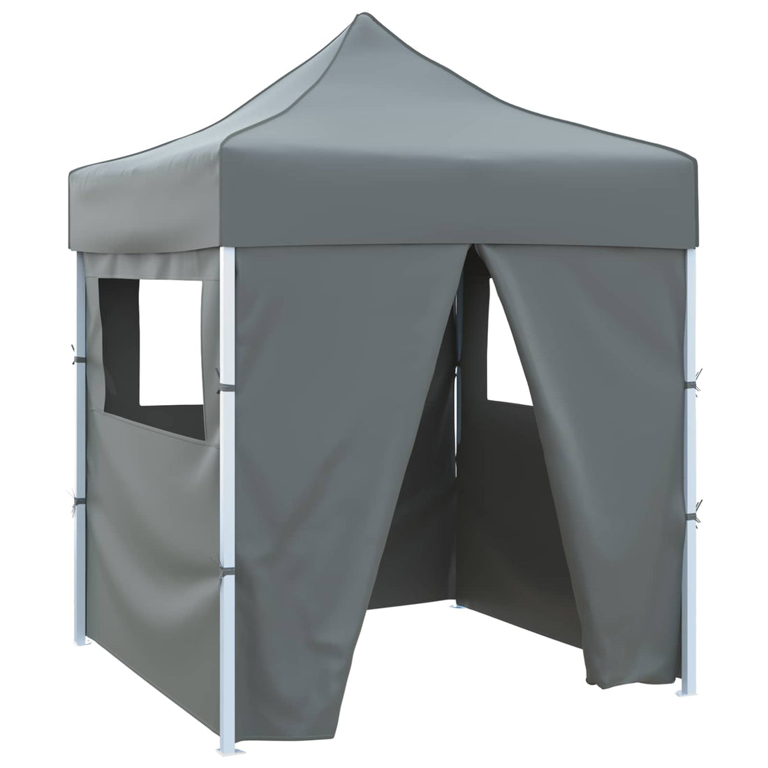 vidaXL Carpa de Fiesta 200 x 200 x 315 cm Gris antracita Tela Oxford