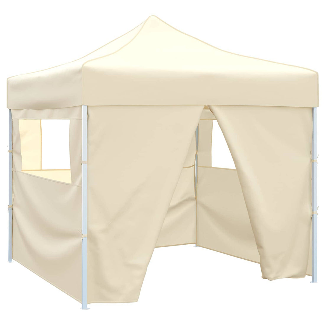 vidaXL Carpa de Fiesta 291 x 291 x 315 cm Crema Tela Oxford