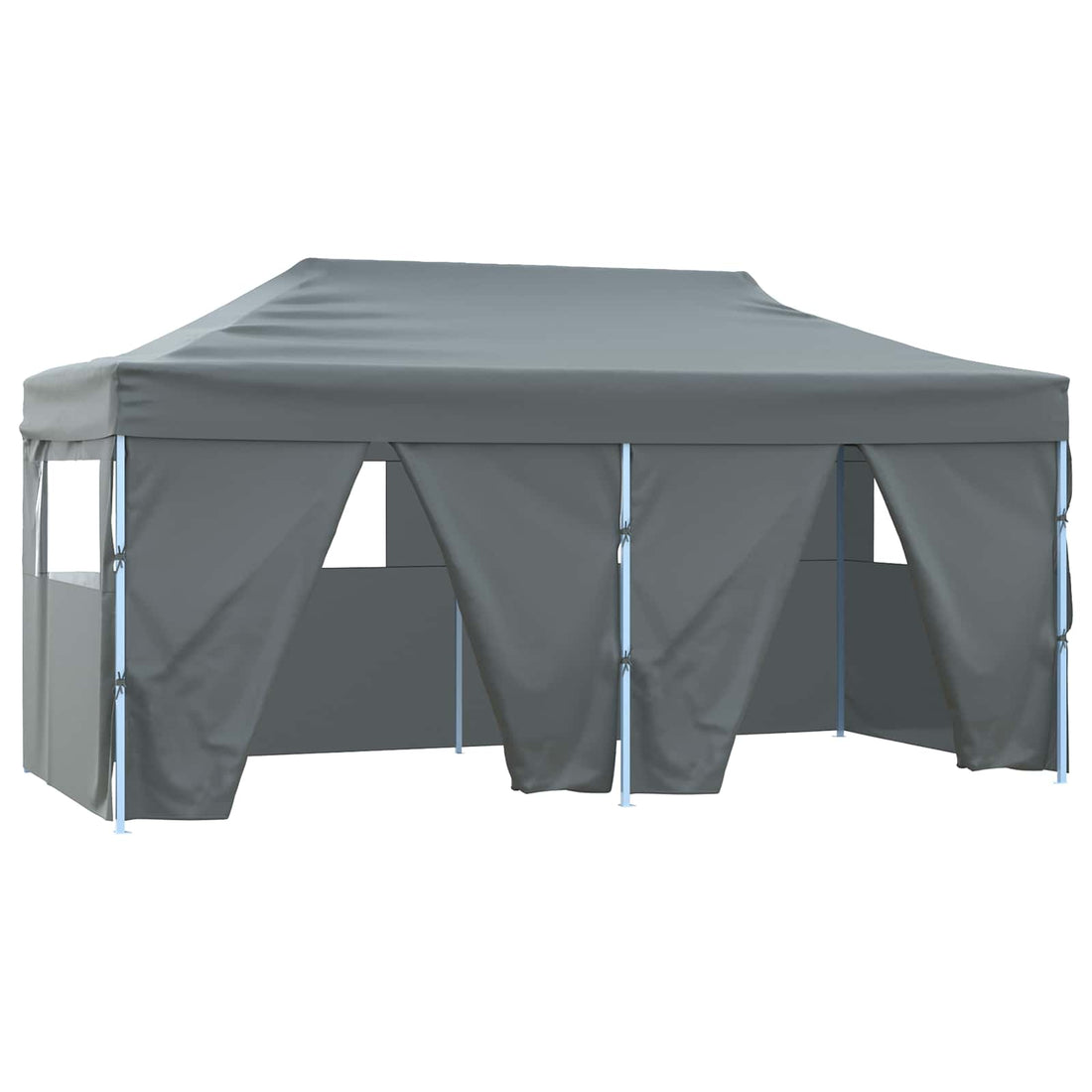 vidaXL Carpa de Fiesta 291 x 580 x 315 cm Gris antracita Tela Oxford