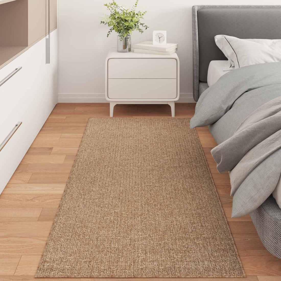 vidaXL Alfombra para interiores y exteriores AGIRA Natural 150 x 80 cm