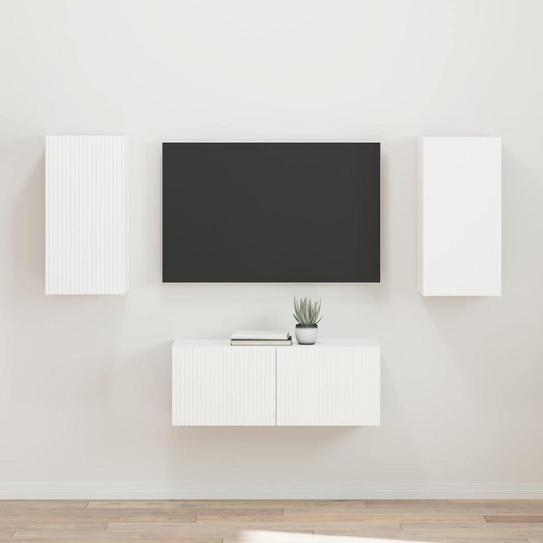 vidaXL Conjunto de mueble de TV 2 uds. Madera de ingeniería