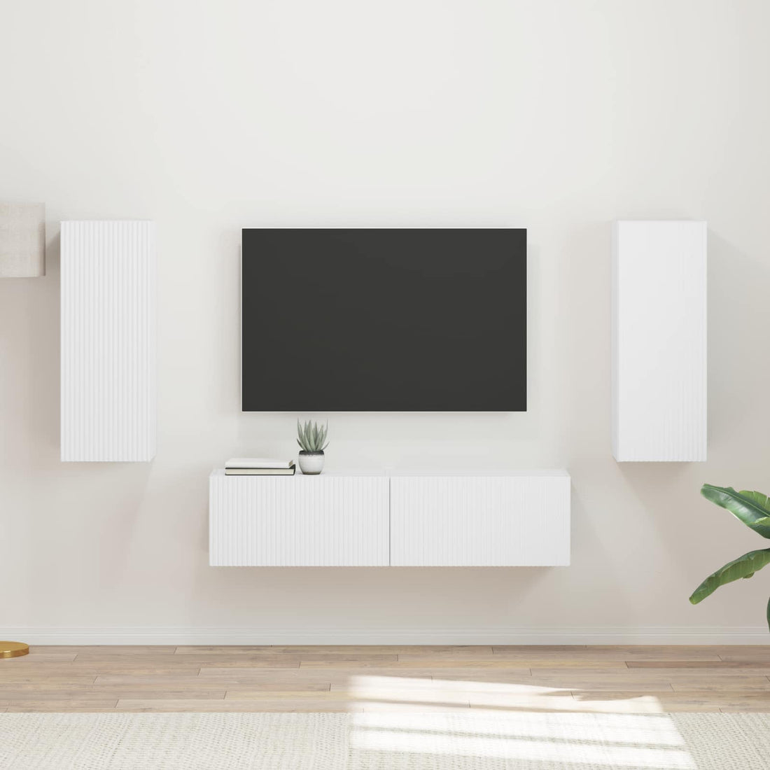 vidaXL Conjunto de mueble de TV 2 uds. Madera de ingeniería